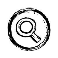 magnifying glass seach icon