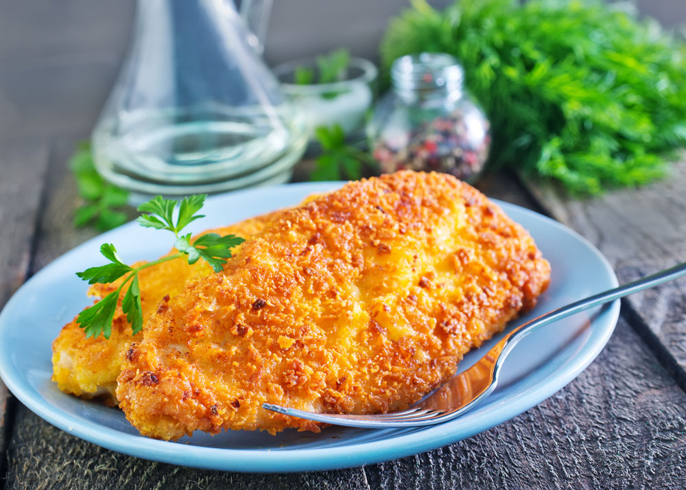 Oven Fried Chicken Breast